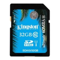   32Gb - Kingston - Secure Digital HC Ultimate UHS-I Class 10 SDA10/32GB (!)