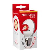    GL45 7W E14 230V 3000K Eco_LED7WGL45E1430