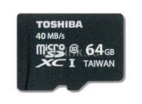   TransFlash 64  MicroSDXC Class 10 UHS-I 48MB/s Toshiba Exceria M301