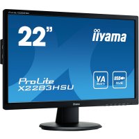  iiYama ProLite X2283HSU-B1DP 21,5" , 1920x1080, 5ms, D-SUB + DVI-D, USB, Spks, Black