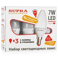   3  Supra PROMO SL-LED-PR-P45-7W/3000/E14-set