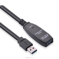 Greenconnect Premium GC-U3EC5M, Black -  USB 5 