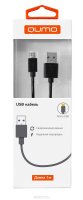 QUMO  microUSB-USB , Black (1 )