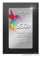   SSD 2.5" 512GB ADATA SP600 (R550/W430Mb/s, MLC, JMicron, SATA 6Gb/s) (ASP60