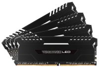   Corsair Vengeance LED DDR4 DIMM 2666MHz PC4-21300 CL16 - 64Gb KIT (4x16Gb) CMU64GX4M4A