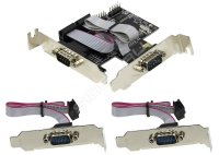  ORIENT XWT-PE4SV2LP, PCI-E to COM 4-port (WCH CH384) Low Profile oem