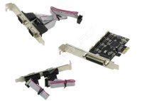  ORIENT XWT-PE4S1PV2, PCI-E to COM 4-port + LPT 1-port (WCH CH384) oem