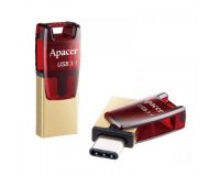  USB Flash Drive 32Gb - Apacer Type-C OTG AH180 Red AP32GAH180R-1