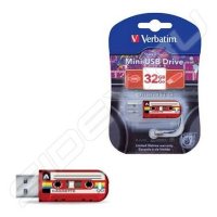  USB 32Gb Verbatim Mini Cassette Edition 49392 USB 