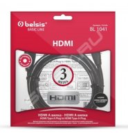  HDMI (m) - HDMI (m) 3  (Belsis BL1041) ()