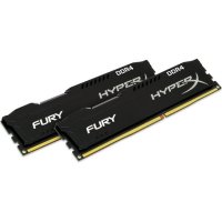   Kingston DIMM 8Gb 2  4Gb DDR4 PC21300 2666MHz HyperX Fury Black Series (HX426C15FBK2/