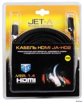  HDMI-HDMI JA-HD2 5  (v.1,4)  1.4 ,  3D , Full HD 720P/1080P, H