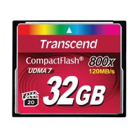   32Gb - Transcend 800x Ultra Speed - Compact Flash TS32GCF800 (!)