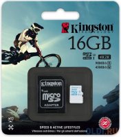 - microSDHC 16  Kingston Gold, UHS-1, U3, Class 10 ( SDCG/ 16GB )  SD