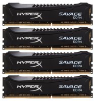   DDR4 64Gb 2666MHz PC-21300 Kingston HyperX Savage (HX426C15SBK4/64) (4x16Gb KIT)