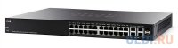  Cisco SF300-24PP  24  10/100Mbps 2x10/100/1000Mbps 2xSFP PoE+ SF300-24PP-