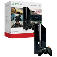   Xbox 360 Microsoft 500GB + Forza Horizon 2 + Halo 4 + Gears of War 3