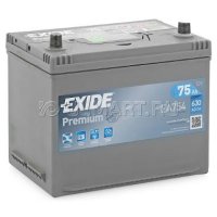  EXIDE Premium EA754 12V 75Ah 630A R+