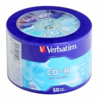   CD-R Verbatim 700  52x wagon wheel ( 43728 ) 50 .