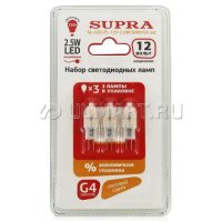   3  Supra PROMO SL-LED-PL-12V-2.5W/3000/G4-set