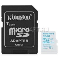   TransFlash 32  MicroSDHC Class 10 UHS-I U3 90R/45W Action Kingston