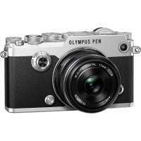   Olympus PEN-F Kit (PEN-F body silver + EW-M1718 black)