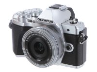   Olympus OM-D E-M10 II 14-42mm Pancake + 40-150mm R Double Zoom Kit Silver