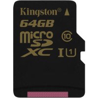   Kingston Ultimate microSDXC 64Gb Class 10 UHS-I (90/45 Mb/s)