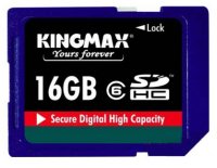 16Gb   SecureDigital (SDHC) KINGMAX 16  Class 6