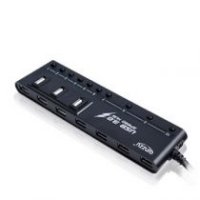 Ginzzu GR-380UAB  USB 3.0 10- : 4-USB3.0/6-USB2.0  