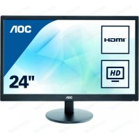   AOC E2475SWJ 23.6" black VGA DVI HDMI