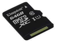   64Gb - Kingston MicroSDHC Class 10 UHS-I U1 Canvas Select SDCS/64GBSP (!)