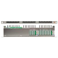   NIKOMAX NMC-RP24SD2-HU-MT,19", 0.5U, 24 , .5e, RJ45/8P8C, 110/KRONE, T