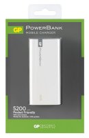 GP 1C05AWE   Portable Power Bank Silver 5200 