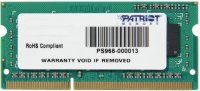   SO-DIMM DDR-III 4Gb 1333Mhz PC-10600 Patriot (PSD34G133382S)