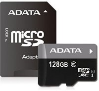   MicroSD 128Gb A-DATA (AUSDX128GUICL10-RA1) microSDXC + adapter