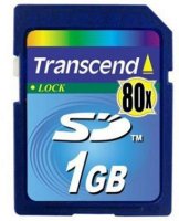   SD 1Gb Transcend (TS1GSD80) 80x