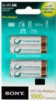  Sony Cycle Energy (AAA, NiMH, 1000mAh, 4 )