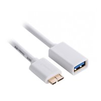  Premium Micro USB 3.0 - USB AF OTG 0.2m White UG-10817