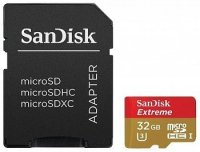   Sandisk Extreme microSDHC Class 10 UHS Class 3 90MB/s 32GB/SDSQXNE-032G-GN6AA