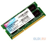  SO-DIMM DDR3 4096 Mb (pc-10660) 1333MHz Patriot