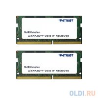     SO-DDR4 32Gb (2x16Gb) PC4-17000 2133MHz DDR4 DIMM Patriot PSD432G21