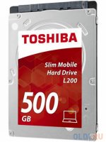    A2.5" 500 Gb 5400rpm 8Mb cache Toshiba L200 Slim SATAIII HDWK105UZSVA