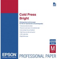  EPSON C13S042312 Fine Art Paper Cold Press Bright A2 EPSON 25 sheets