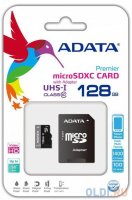   Micro SDHC 128Gb Class 10 A-Data AUSDX128GUICL10-RA1+  SD