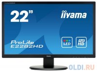  21.5" iiYama E2282HD-B1  TN 1920x1080 250 cd/m^2 5 ms DVI VGA