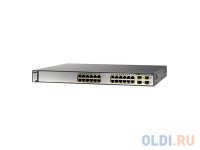  Cisco Catalyst 3750  24  10/100/1000Mbps 4xSFP WS-C3750G-24T-S