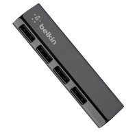  USB Belkin F4U040CW Ultra-Slim USB 2.0 4 Port Black