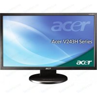  23.6" Acer V243HQLAOb (UM.UV3EE.A06) (Black) (LCD, Wide,1920x1080, D-Sub)