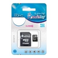   SmartBuy microSDHC Class 4 32GB + SD adapter